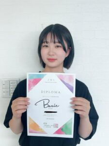 高等課程の生徒が日本メイクアップ知識検定ベーシックに 見事合格💯💮