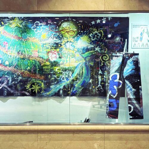 アクションペインティング作品のご紹介！