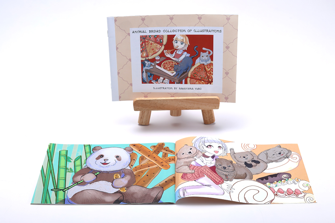 動物とパンのイラスト集